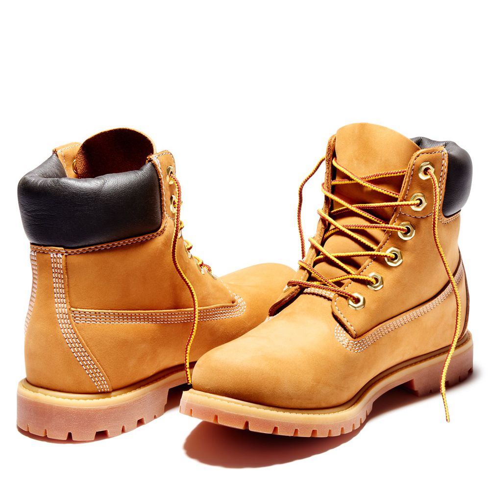 Timberland 6-Inch Μποτακια Γυναικεια Καφε - Premium Waterproof - Greece 7695418-TJ